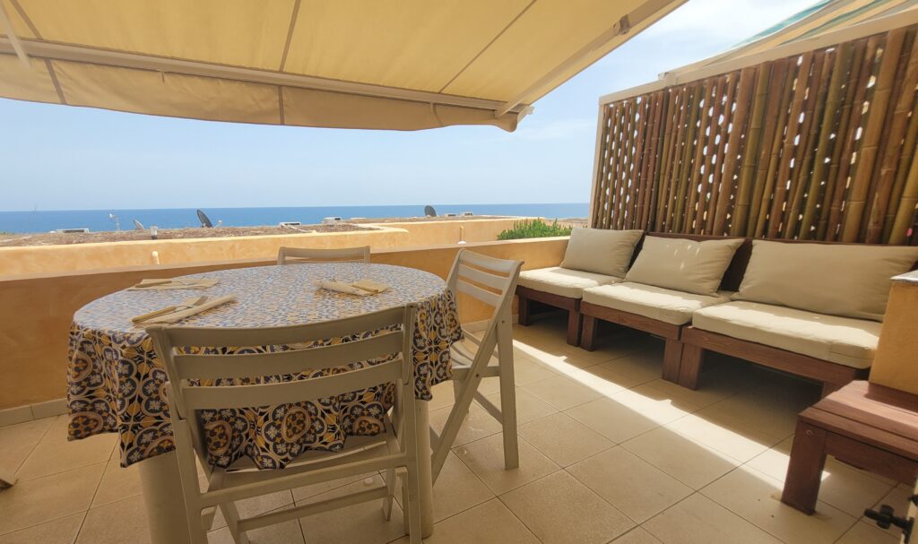 Terrazza vista mare di Stella Beach House a Costa Rei