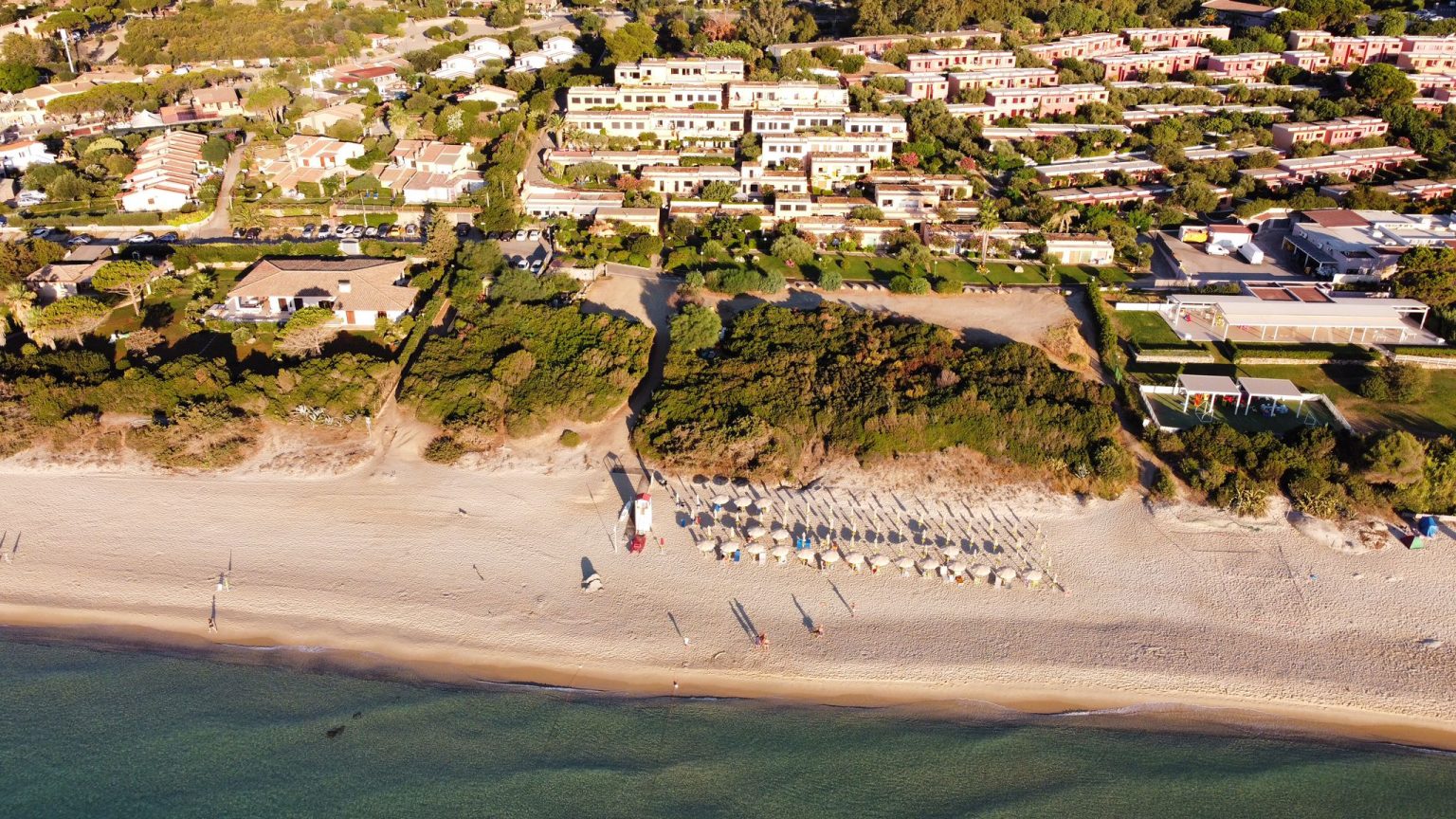 Il residence affacciato sulla spiaggia