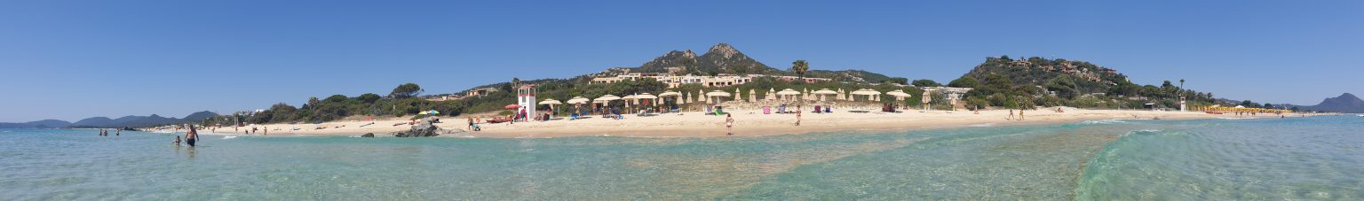 Il panorama della costa